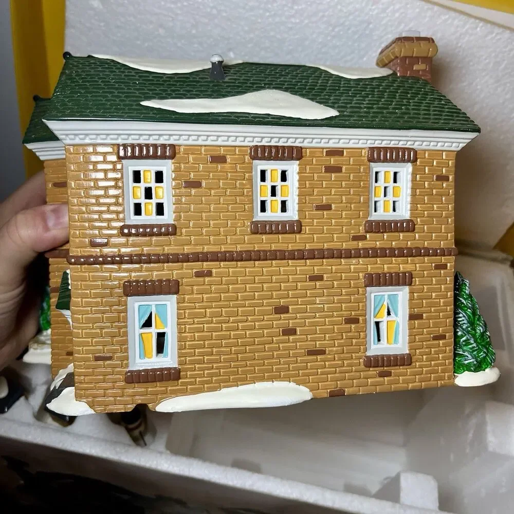 Department 56 Original Snow Village 2000 Holly Lane #54977 House w/ Box Set